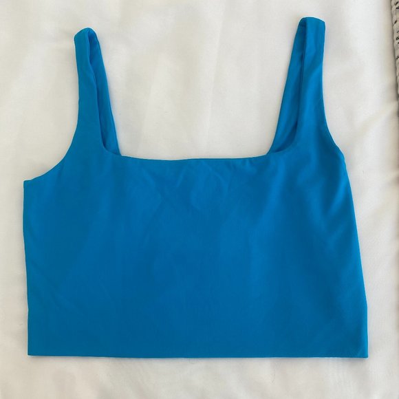 Meshki Basics - Sara Square Neck Crop Top - Picture 1 of 3